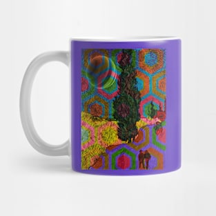 Road with Cypress and Star by Van Gogh (Remix by SABRE) Mug